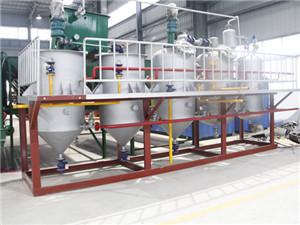 peanut oil processing machinery