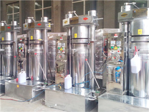 oilseed extraction equipment and screw presses - french oil mill 