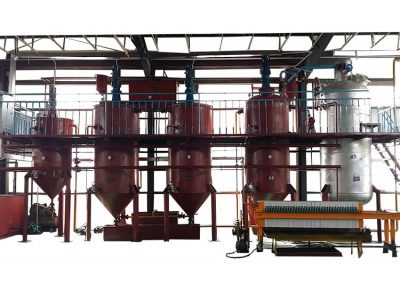 10-100tpd Cooking Oil Refinery Processing Plant