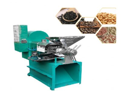 Screw oil press for seeds